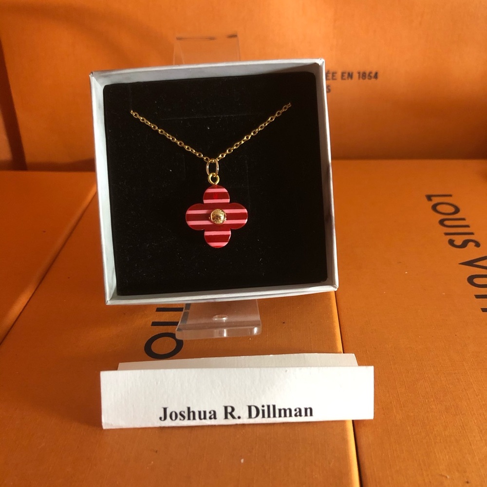 Louis Vuitton reworked flower necklace